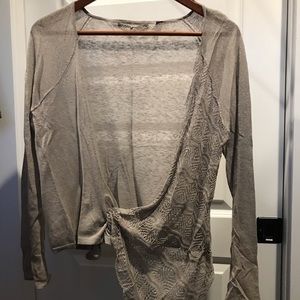 Anthropologie | Knit Sweater Cardigan Size Small